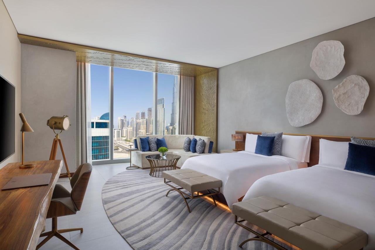 Superior Double Room with Two Double Beds, Partial Burj Khalifa or Downtown View including Signature St. Regis Butler Service,1425259896:JPEG