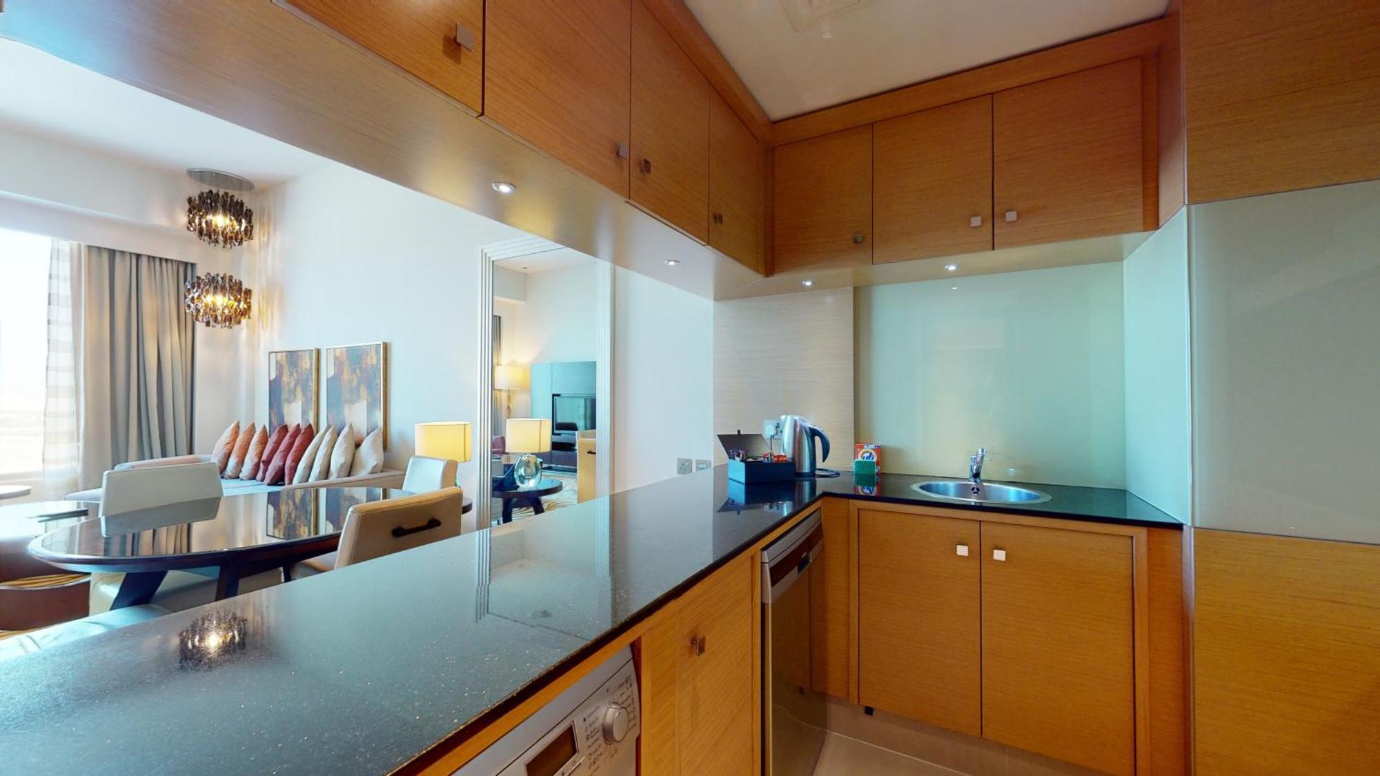 One Bedroom Apartment, Burj Khalifa and Skyline View